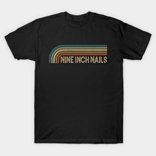 Nine Inch Nails Retro Stripes T-Shirt